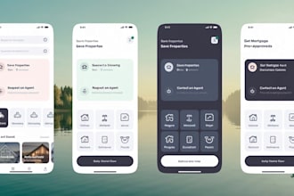 build real estate mobile app, real estate app, property listing app, agent app