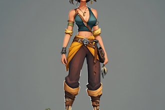 create simple 2d game characters