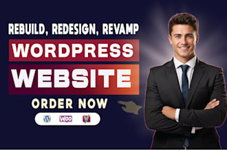 rebuild, redesign, duplicate, or clone your wordpress website professionally
