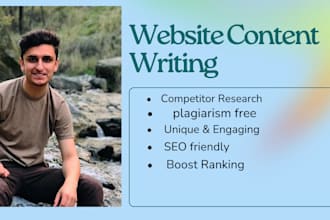 write SEO website content for yor website