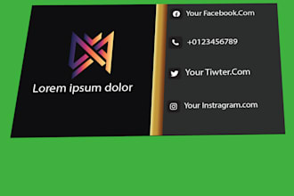 do this business card for you and your company