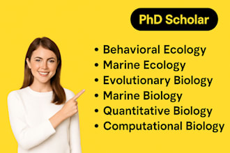 tutor behavioral ecology evolutionary marine quantitative computational biology