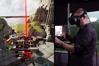 develop a 3d unreal engine VR game, unreal engine metaverse game or prototype