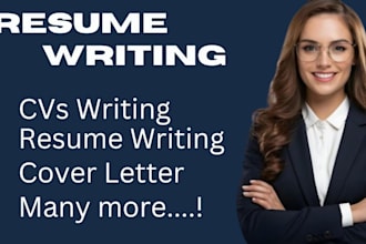 write cvs, cover letters, and resumes