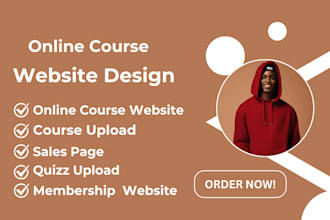 online course website course upload sales page on wix thinkific teachable kajabi
