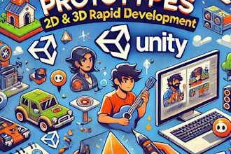 unity 3d or 2d game protoype for you