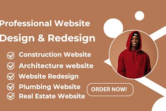 handyman construction wordpress plumbing real estate architecture website design