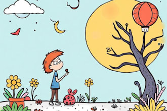 create cartoon doodle art illustration for your project