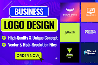 do modern professional business logo design