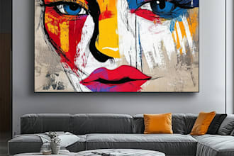 make canvas wall art motivational, pop art and minimal design