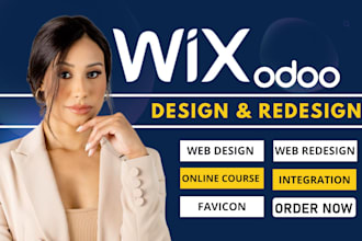 design a professional wix, wix studio, or odoo website for your business