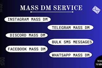 send mass dm instagram mass dm telegram mass dm discord mass dm bulk sms