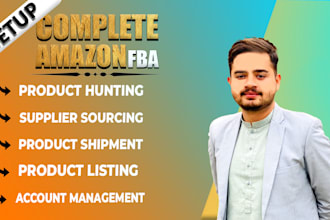 setup complete amazon fba wholesale, fba product research and hunting, amazon va