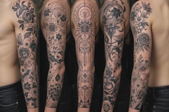create a custom traditional tattoo design