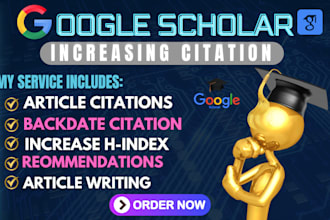 increase your google scholar citations and enhance research visibility