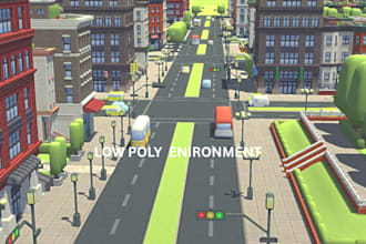 design custom 3d roblox vfx, game environment, assets, low poly map or model