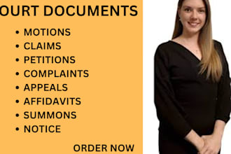 be your civil lawyer and help you write motions, lawsuits, complaints, petitions