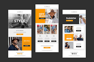 design your email template and newsletter