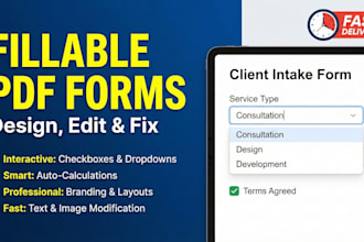 design, create, or editable fillable PDF forms in adobe acrobat