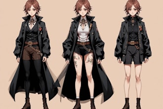 do your manga character art