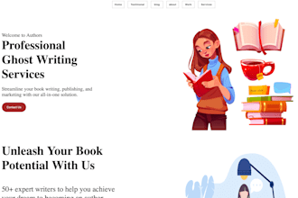 design landing page for website