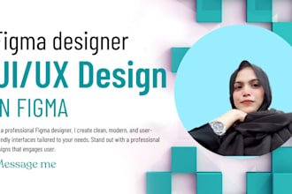 build responsive mobile and web UI UX designs in figma