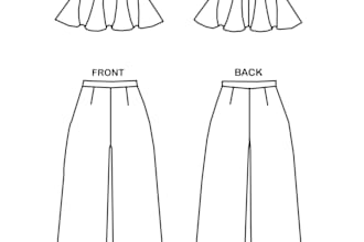 create fashion flats technical drawings cad and tech pack