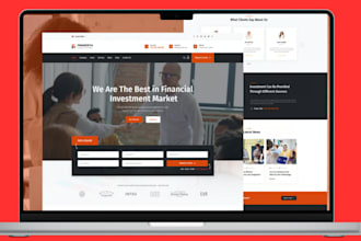 build accounting bookkeeping website finance website, tax website via crocoblock
