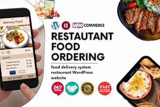 build a premium restaurant website with a food delivery system