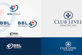 do unique clinic hospital medical logo design