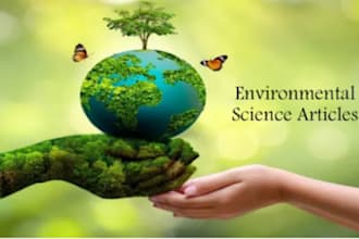 research and write anything related to environmental science