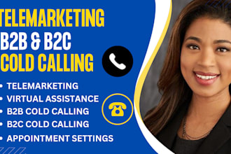 be your cold caller VA appointment setter for cold calling telemarketing USA