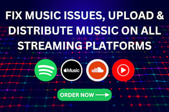 distribute and upload your music on distrokid, tunecore, cd baby, amuse, ditto