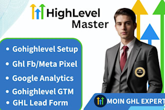 go high level api, fb pixel, meta pixel, google analytics, GTM, ghl lead form