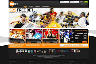 develop sport bet website, fantasy sports bet website, arcade game website