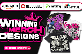 create the best graphic t shirt design for streetwear clothing merch