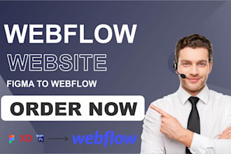 design, redesign, or convert figma, xd, PSD to a webflow web