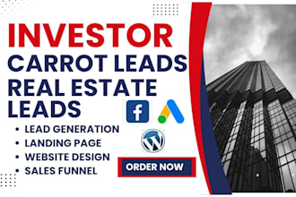 investor carrot leads investor carrot landing page website real estate website