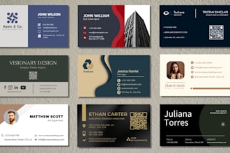 create modern and professional business cards that reflect your brand identity
