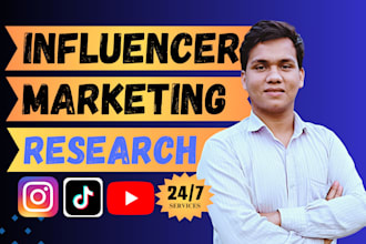 do influencer marketing with tiktok, youtube, instagram influencer research