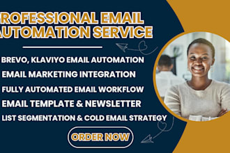 setup brevo, mailchimp, klaviyo email sequence automation for shopify ecommerce