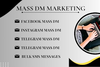 send mass dm, instagram mass dm, telegram mass dm, bulk sms, discord mass dm