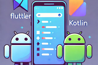 do mobile app development in flutter and kotlin