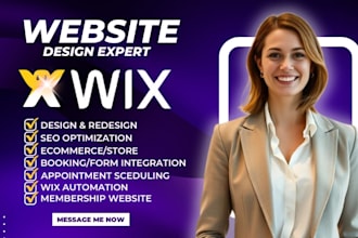create wix website build wix website develop wix website redesign wix revamp