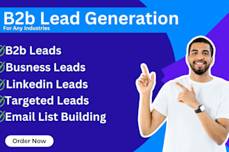 provide targeted b2b leads with verified email list building service
