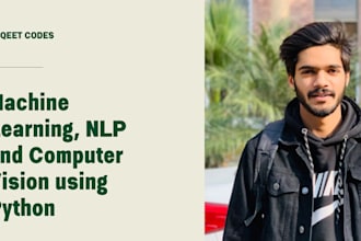 do machine learning, nlp and computer vision projects