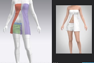 design 3d clothing using clo3d and marvelous designer