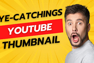 create eye catching and youtube thumbnails that drive clicks