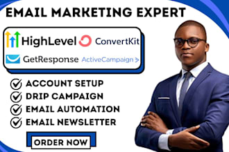 do email marketing with gohighlevel, getresponse, activecampaign and convertkit