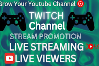 organically promote and bring the live viewers to your twitch channel